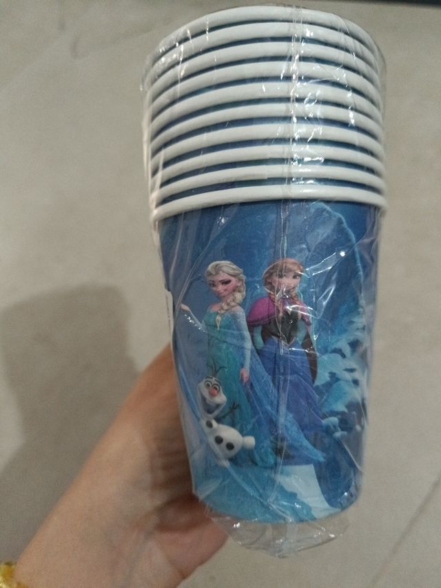 Vasos cumpleaños Frozen