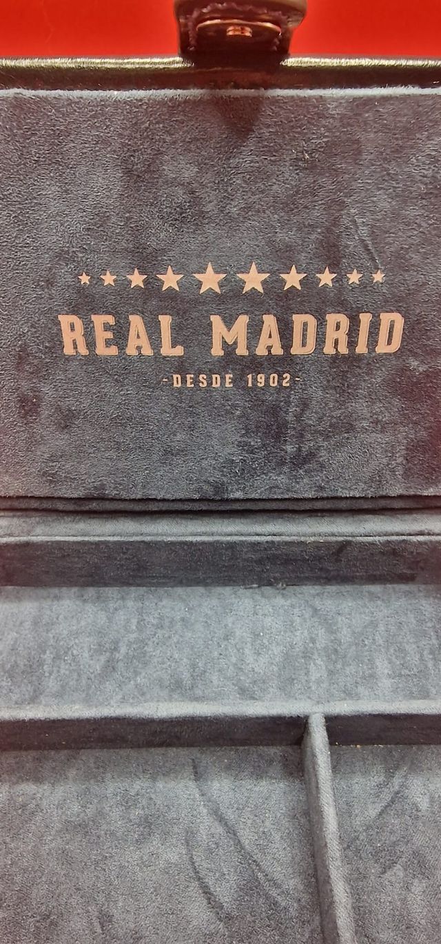 ⚽ Joyero De Lujo Viaje Real Madrid Hecho  A Mano⚽