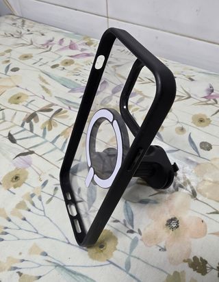 Funda iphone 12 y adaptador coche