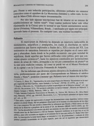 PALENCIA ARQUEOLOGÍA EN TERRITORIO PALENTINO 2004