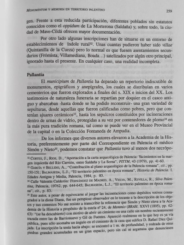 PALENCIA ARQUEOLOGÍA EN TERRITORIO PALENTINO 2004