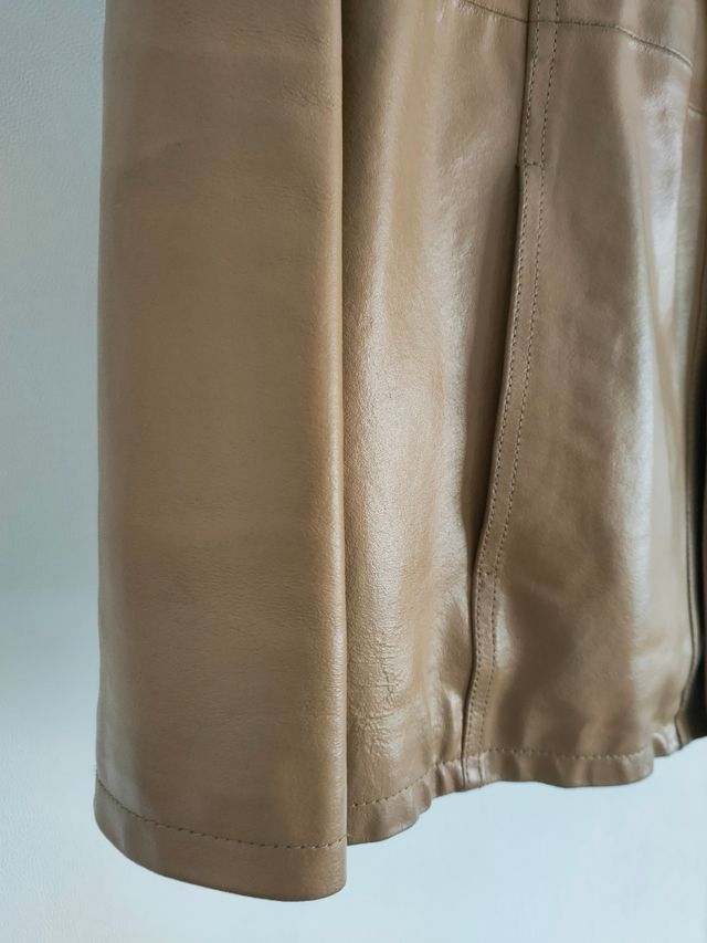 Chaqueta piel, retro. Sisley