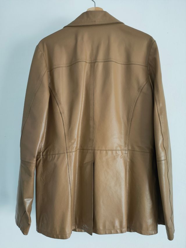 Chaqueta piel, retro. Sisley