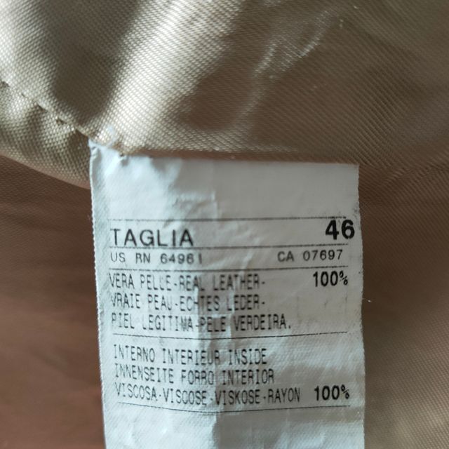 Chaqueta piel, retro. Sisley