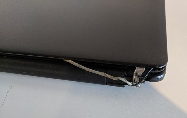 Ordenador portátil defectuoso 