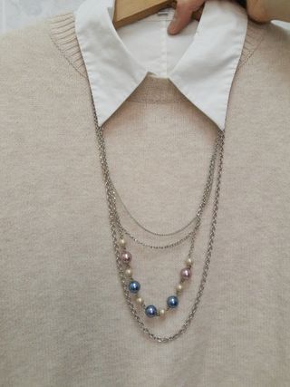 COLLAR FANTASÍA PERLAS MUJER