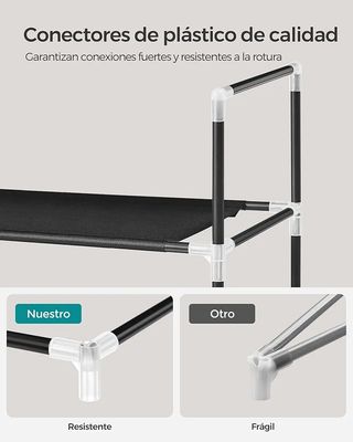 Estante zapatero de 3 niveles