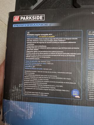 NUEVO.Radial angular 40v más discos más discos 
