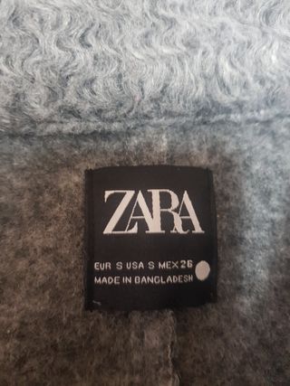 Chaqueta tipo biker color gris talla S