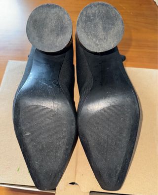 Botines negros calcetín MANGO talla 40