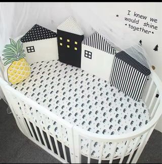 Cuscini da parete per lettino/letto Montessori (8 unità)