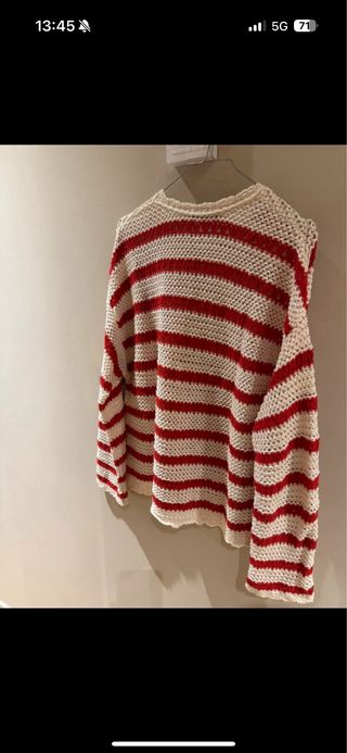 Jersey rayas crochet scalpers