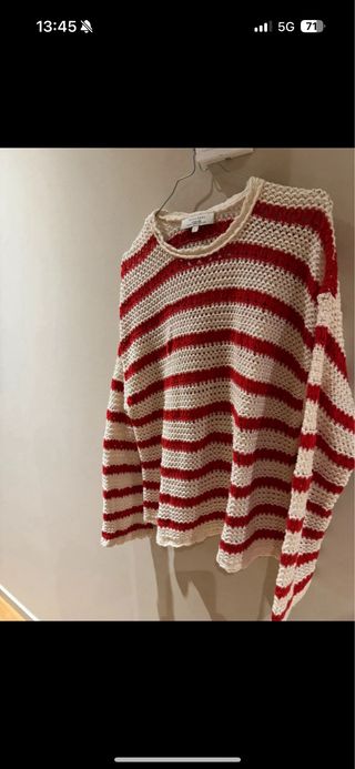 Jersey rayas crochet scalpers
