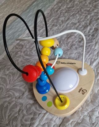 Laberinto cuentas multicolor hape baby einstein