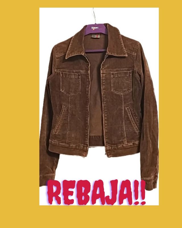 Chaqueta de Pana Marrón de Berska