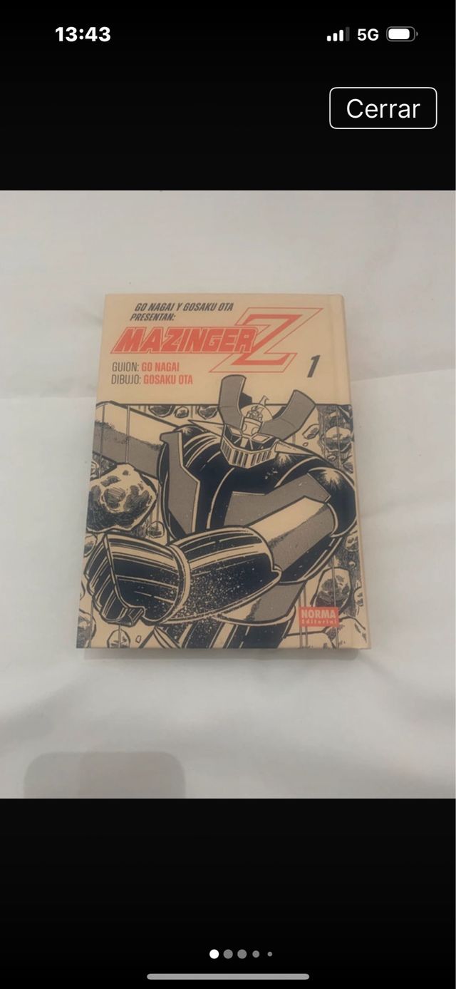 Mazinger Z libro