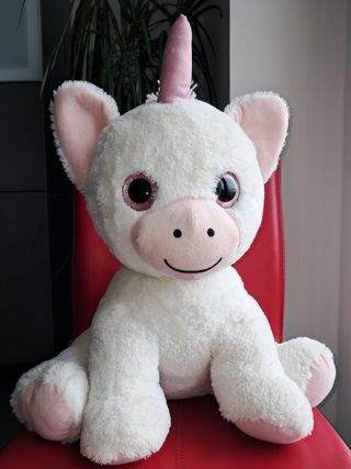 Unicorno peluche occhioni grandi