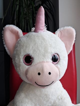Unicorno peluche occhioni grandi