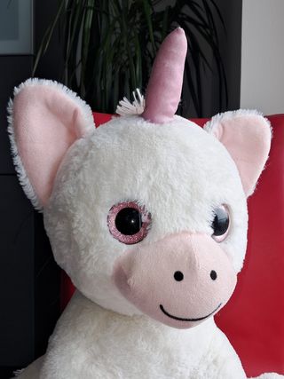Unicorno peluche occhioni grandi
