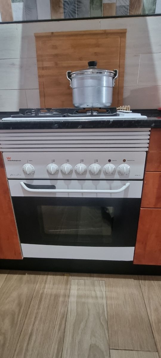 Placa de gas y horno eléctrico