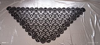 Antigua mantilla de blonda.