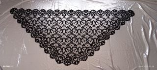 Antigua mantilla de blonda.