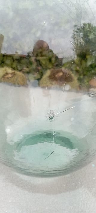 Bottiglia di vetro Damajuana