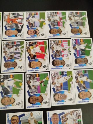 Cromos Real Madrid 24/25 plantilla completa