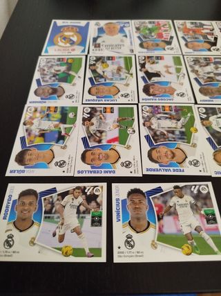 Cromos Real Madrid 24/25 plantilla completa
