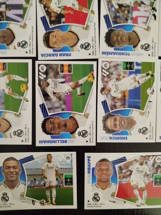 Cromos Real Madrid 24/25 plantilla completa