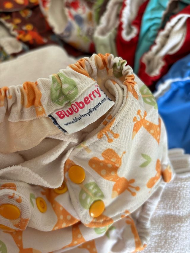 Gran lote de pañales de tela