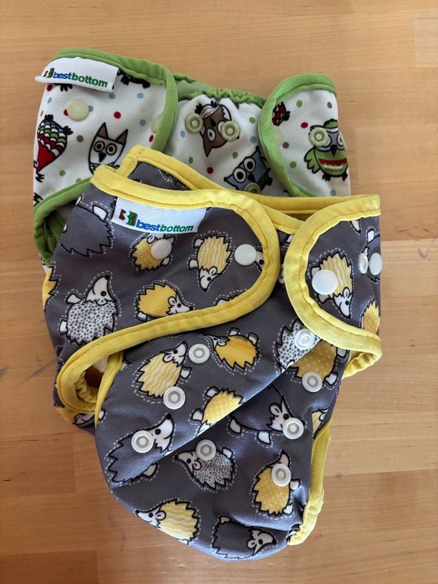 Gran lote de pañales de tela