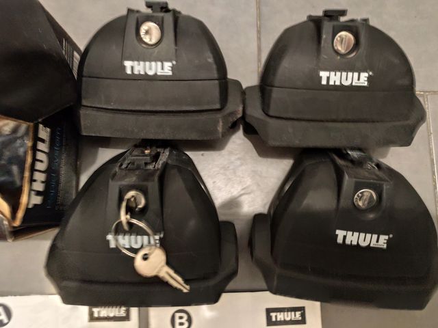 Thule Rapid System 753 paquete de 4 pies