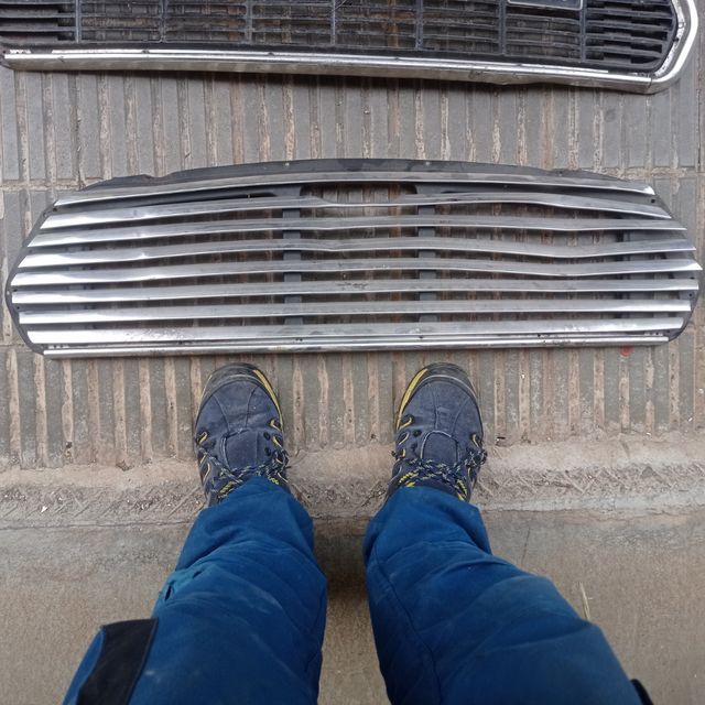 Rejilla mini usada y Seat clásico