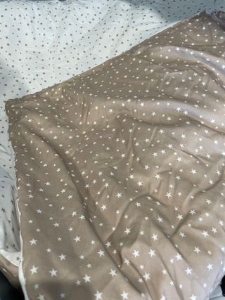 Piumone con paracolpi per culla