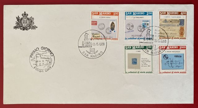 Francobolli San Marino 1989 Busta Filatelia (FDC)