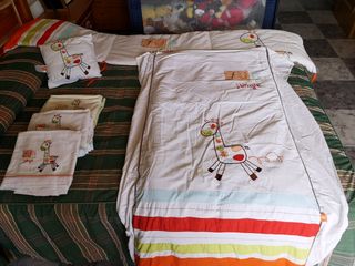 Conjunto ropa cuna Funny Giraffe