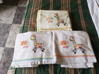 Conjunto ropa cuna Funny Giraffe