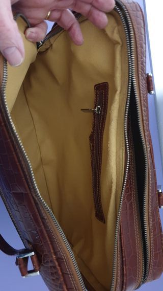 Borsa donna in VERA pelle stampa cocco
