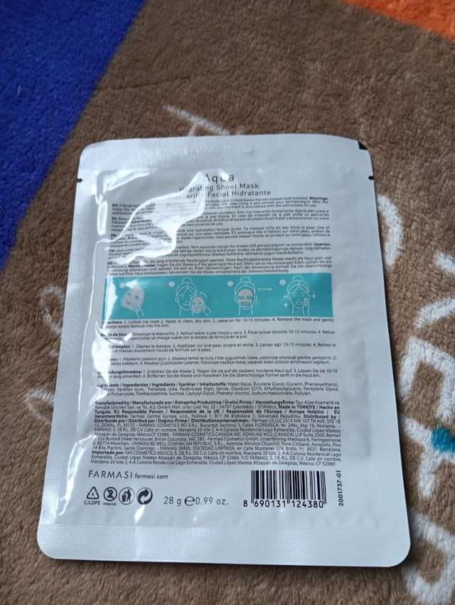 Mascarilla Hidratante