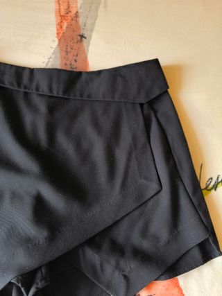 Falda pantalón negra talla 40