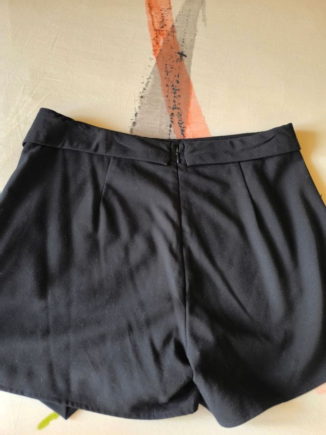 Falda pantalón negra talla 40