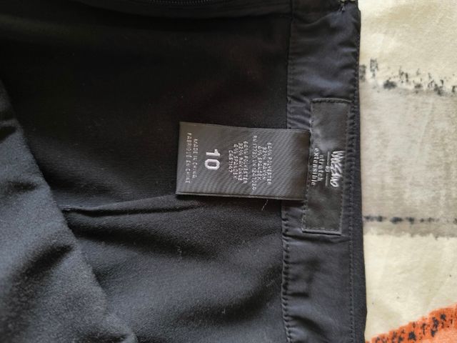 Falda pantalón negra talla 40