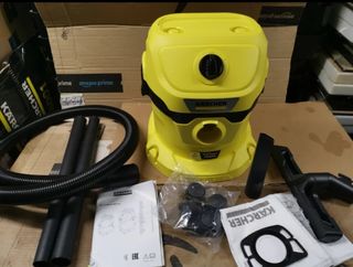 Cortasetos + aspirador Karcher 18v.