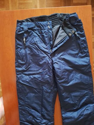 Pantalón esquí hombre talla 44 azul