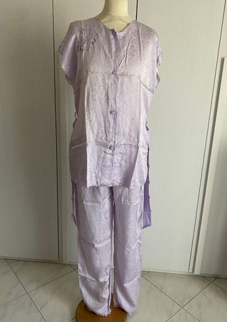 Pigiama donna Vintage in seta tg S Armelle
