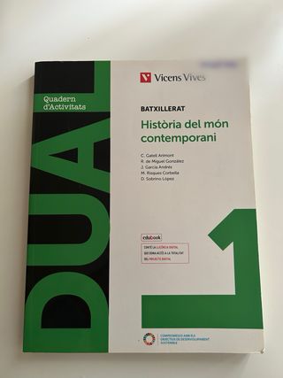 Llibre de activitats història Vicens Vives
