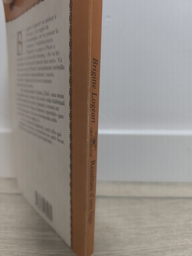 Libro Resultats d'una fuga