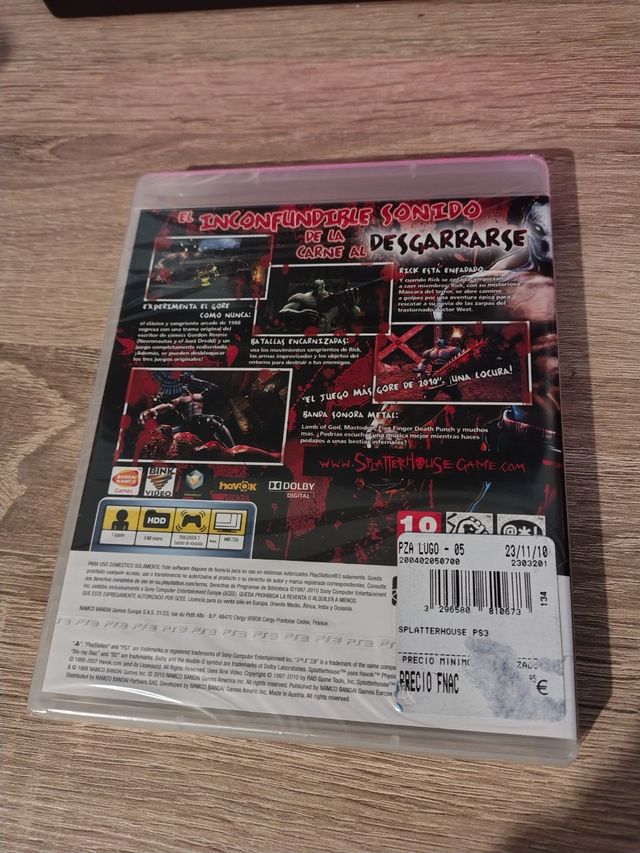 Splatterhouse Ps3 Precintado