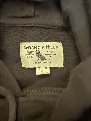 Felpa Nera GrandHills XL